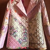 Quilted jacket patchwork jacket