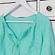 Mint boho blouse made of 100% linen. Blouses. etnoart. My Livemaster. Фото №4