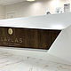 Order Designer Reception desk made of acrylic stone. Moroshka design workshop. Livemaster. . Tables Фото №3
