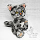Teddy cat with an embroidered metric for girls. Teddy Toys. Marina Eretnova. My Livemaster. Фото №4
