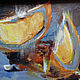 Miniature oil 'Orange'. Pictures. painting on canvas (tdiza). Online shopping on My Livemaster.  Фото №2