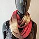 Mohair Snood in two turns Red with lurex, Snudy1, Petrozavodsk,  Фото №1