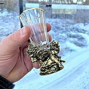 Посуда handmade. Livemaster - original item GLASSES: Gift glass Lions. Handmade.