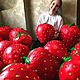 Большие клубники из пенопласта. Скульптуры. Ольга /Творческая мастерская /. Интернет-магазин Ярмарка Мастеров.  Фото №2