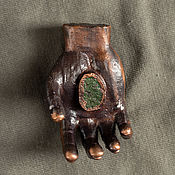 Украшения handmade. Livemaster - original item Copper pendant Hand uvarovit.. Handmade.