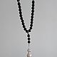 Rosary made of black agate 33 beads with a pendant Grenada in 925 silver. Rosary. marusjy. My Livemaster. Фото №6
