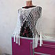 Cape, cape, bolero, mesh, cotton. Shirts-nets. Cozy corner (nadejdamoshkina). Online shopping on My Livemaster.  Фото №2