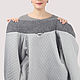 Jacket gray short under the belt plus size oversize. Outerwear Jackets. Yana Levashova Fashion. My Livemaster. Фото №5