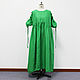 Women's green dress with pleated, Dresses, Guangzhou,  Фото №1