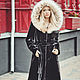 Beaver fur coat in black. Fur Coats. Forestfox. Family Fur Atelier. Online shopping on My Livemaster.  Фото №2