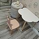 Children's table and chair Crown. Furniture for a nursery. kacheli43. My Livemaster. Фото №4
