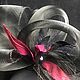 Extravagant cocktail hat. Hats1. irina-popilova. My Livemaster. Фото №4