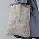 Vintage hemp bag with embroidery, Shopper, Ekaterinburg,  Фото №1