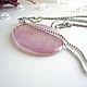 Delicate Pendant with Real Lilac Orchid Petals Rhodium Resin. Pendants. WonderLand. My Livemaster. Фото №5