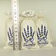 Linen bags with a pattern for lavender, sachet bags with lavender. Aromatic sachets. Linenville. My Livemaster. Фото №5
