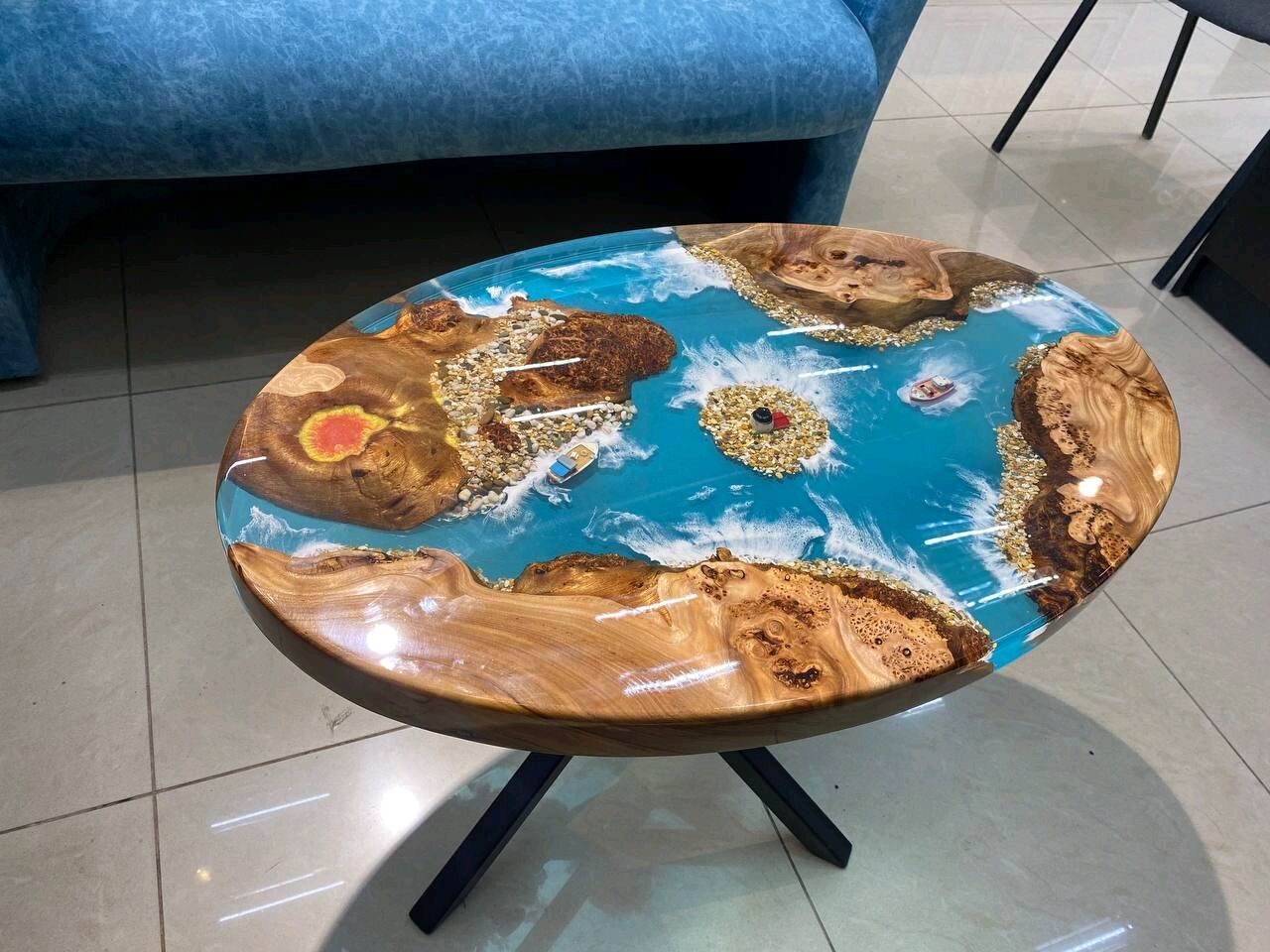 стол журнальный в морском стиле