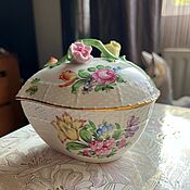 Винтаж handmade. Livemaster - original item Jewelry box, Herend, Porcelain, handmade, Hungary Antiques. Handmade.