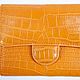 Women's wallet, made of genuine crocodile leather, in orange color!. Wallets. SHOES&BAGS. Online shopping on My Livemaster.  Фото №2
