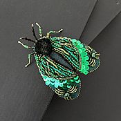 Украшения handmade. Livemaster - original item Brooch-pin Night Moth Voluminous brooch Gift to a woman. Handmade.