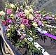 Оформление свадебной машины живыми цветами, Цветочный декор, Москва,  Фото №1