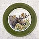 Painted porcelain Collection of plates in a Hunting restaurant. Plates. Flera Daminova Rospis farfora. (artflera). Ярмарка Мастеров.  Фото №4