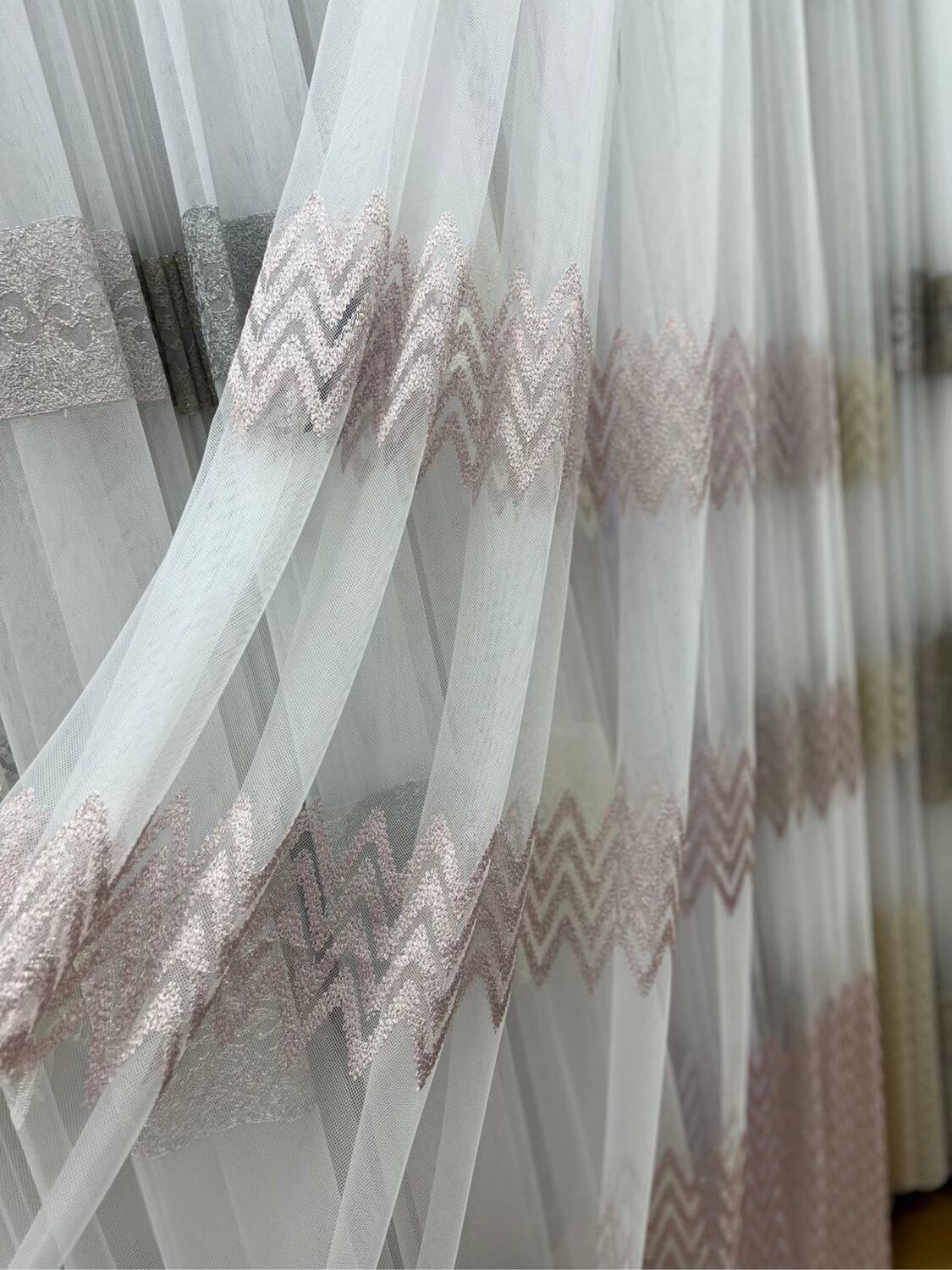 Прекрасный красивый тюль прозрачная сетка «Гроза» В 2.90-3 в интернет ...