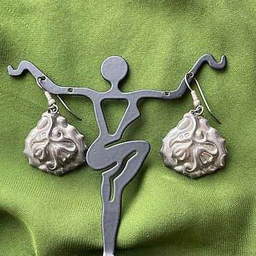 Винтаж ручной работы. Ярмарка Мастеров - ручная работа Винтаж: Серьги. ShEOctA3. Handmade.