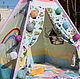 Wigwam for children "The frog Princess". Nursery wigwam. 'Caring hands'. Online shopping on My Livemaster.  Фото №2