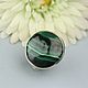 Ring with malachite. Silver, Rings, Moscow,  Фото №1