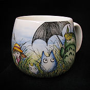 Посуда handmade. Livemaster - original item Copy of Copy of Mug Totoro. Handmade.