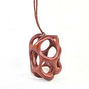 Pendant-Amulet made of wood 