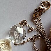 Украшения handmade. Livemaster - original item Mini Necklace Rhinestone 925 Silver. Handmade.