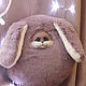 Pillow toy Bunny symbol of 2023, Pillow, Moscow,  Фото №1