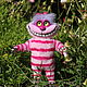 Чеширский кот. Cheshire Cat pink and purple, Мягкие игрушки, Москва,  Фото №1