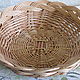 Deep woven willow Vine plate / Candy Bowl. Basket. Elena Shitova - basket weaving. My Livemaster. Фото №5