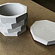 Mold silicone 'Shift L' shape for candles pots. Molds for candles. br-minik. Online shopping on My Livemaster.  Фото №2