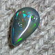 Заказать Капля Темный Эфиопский Опал Rolling flash - 2,95 ct. Сокрытое в Листве. Ярмарка Мастеров. . Кабошоны Фото №3