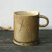 Посуда handmade. Livemaster - original item Ceramic Mug Signs. Handmade.