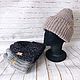 Объёмная большая зимняя шапка с люрексом и пайетками Диско, Шапки, Богучаны,  Фото №1