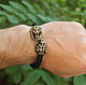 A leather bracelet - zodiac sign Leo, Braided bracelet, Volgograd,  Фото №1
