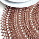 Knitted napkin 50 cm of linen for serving color cinnamon. Interior elements. BarminaStudio (Marina)/Crochet (barmar). Online shopping on My Livemaster.  Фото №2