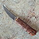 Knife 'Claw' h12mf stab.karelian birch. Knives. Artesaos e Fortuna. My Livemaster. Фото №5