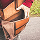 Leather and canvas messenger bag. Messenger Bag. G.L.A.D.. My Livemaster. Фото №4