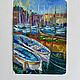 Order  Oil Painting Landscape 'Solar boats'. Fine Art for Joy. Livemaster. . Pictures Фото №3