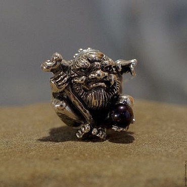 Украшения ручной работы. Ярмарка Мастеров - ручная работа Бусина "Тролль". Handmade.