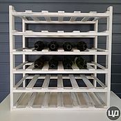 Для дома и интерьера handmade. Livemaster - original item Wine and champagne rack for 36 bottles. Handmade.