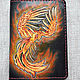 Cover for documents with embossed Phoenix. Cover. Finist (tisneniekozhi). My Livemaster. Фото №5