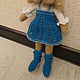 Order Snow maiden dog crocheted. irinkavyazhet. Livemaster. . Stuffed Toys Фото №3