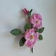 Brooch 'the Branch of wild rose', Brooches, Azov,  Фото №1