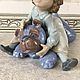 Заказать Винтаж: Девочка с игрушкой Льядро LLadro. Викторианская Роза. Ярмарка Мастеров. . Статуэтки винтажные Фото №3